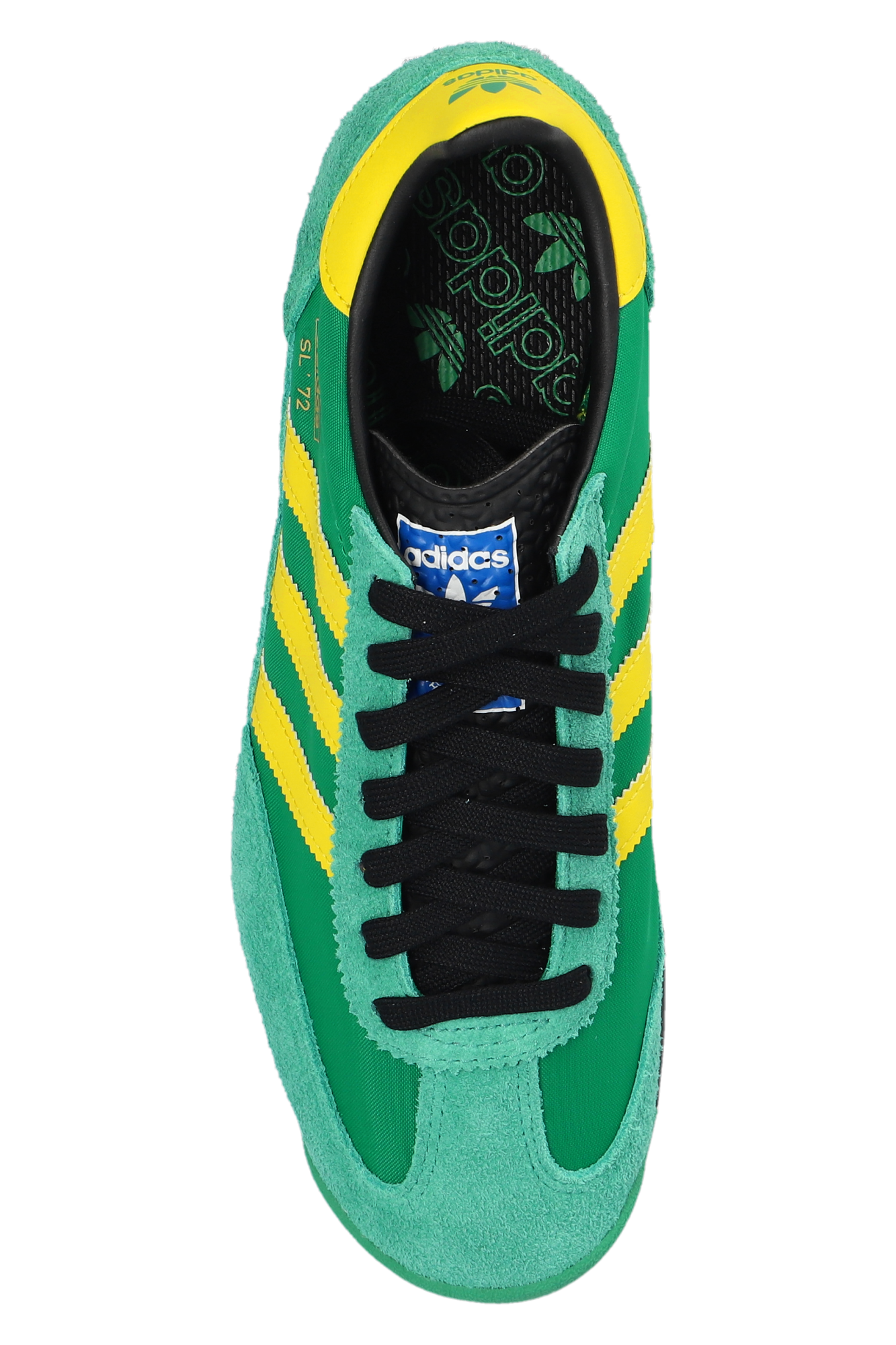 Adidas jeans green and hot sale yellow